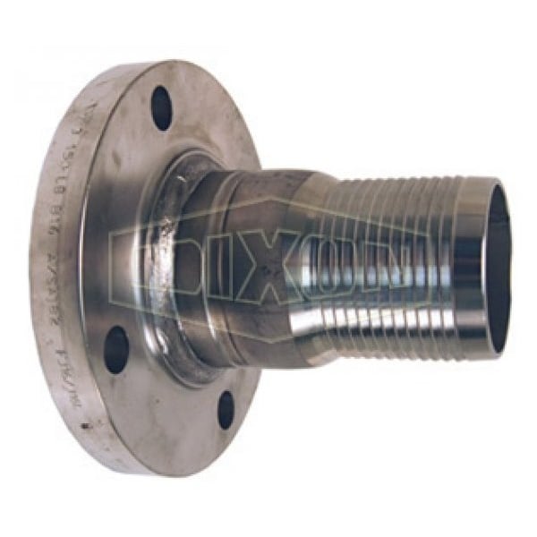 King Combination Nipple, 3 in, Class 150 ASA Flange x Hose Shank, 316 SSss Steel